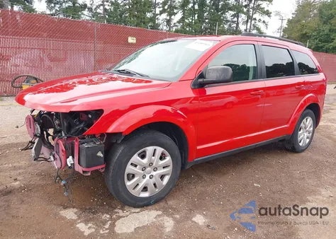 2017 Dodge Journey Se from USA, damaged, VIN 3C4PDCAB8HT581606